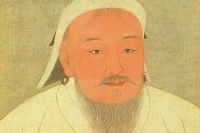 A depiction of Genghis Khan.